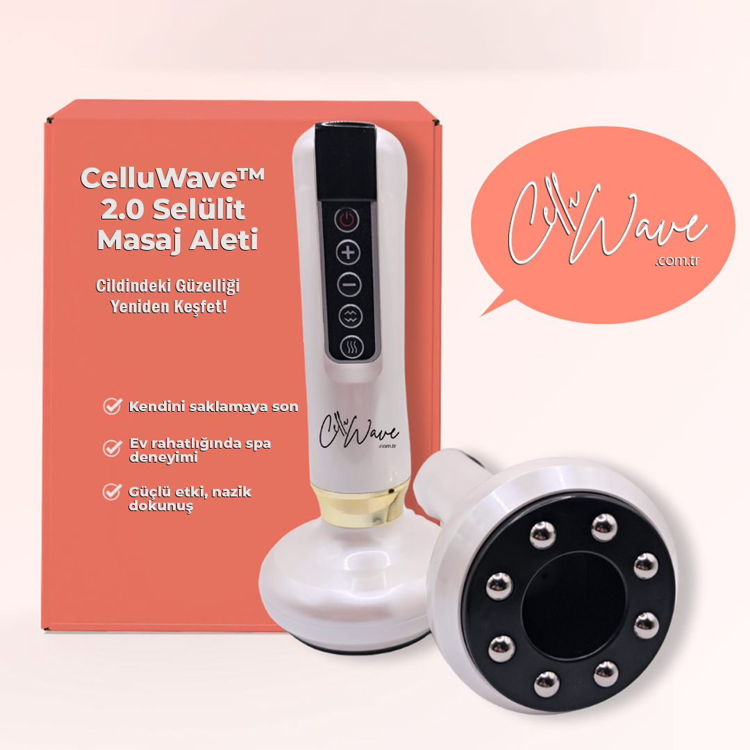CelluWave™ Ultra Güçlü Selülit Kırıcı Masaj Aleti