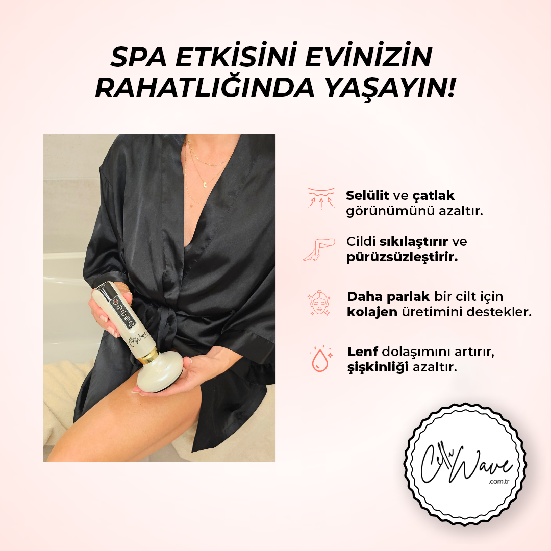 CelluWave™ Ultra Güçlü Selülit Kırıcı Masaj Aleti